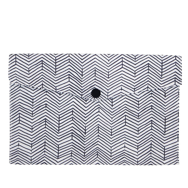 Grey Chevron - Fabric Enveloppe
