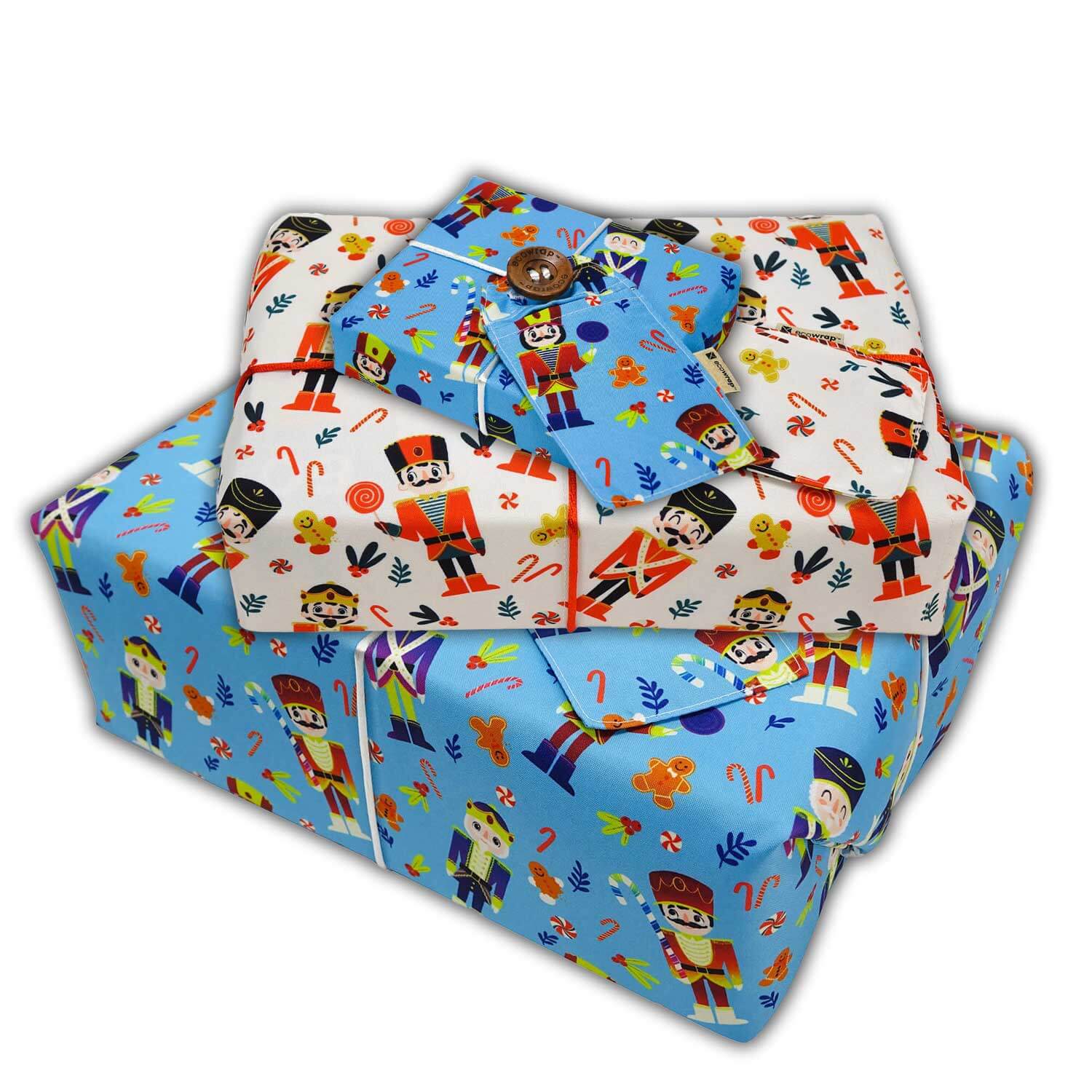 Nutcracker Reusable Gift Wrap Starter Kit ECOWRAP