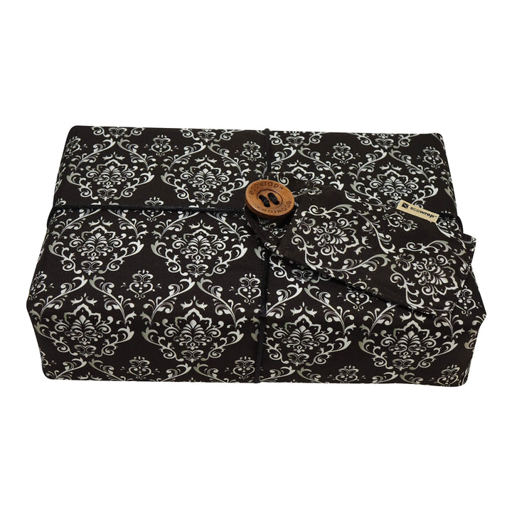 Black Damask - Fabric Gift Wrap