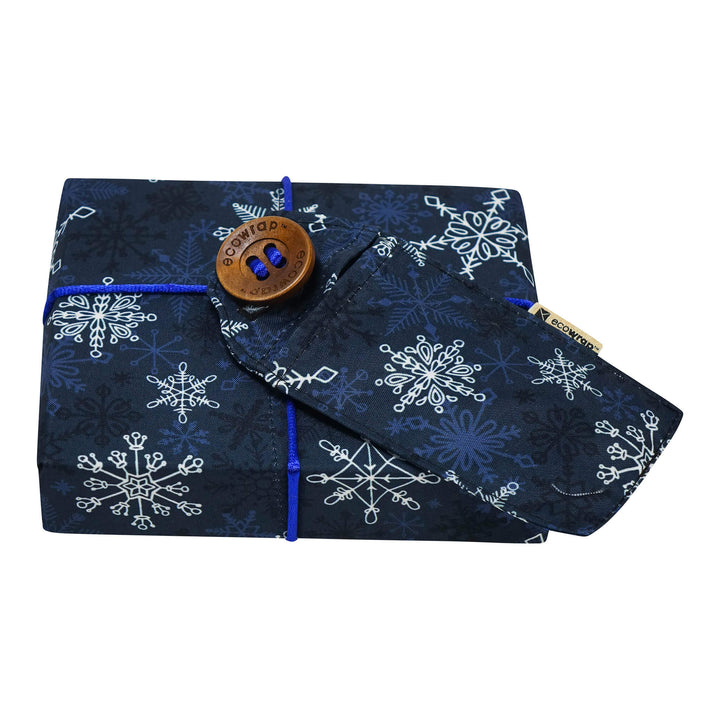 Blue Snowflakes - Fabric Gift Wrap