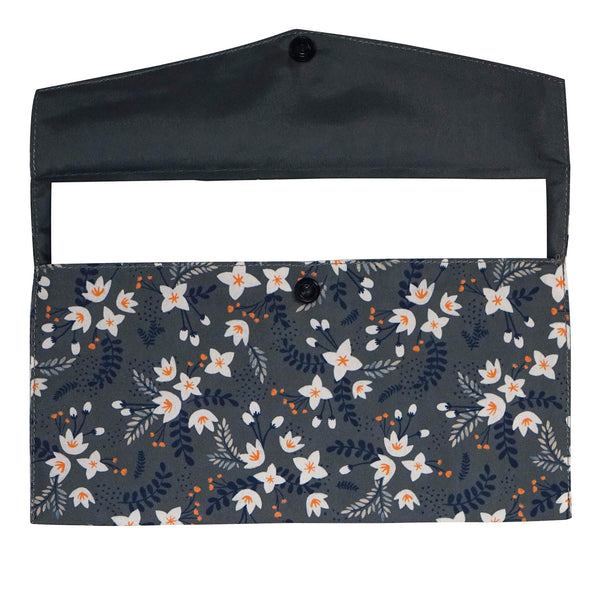 Purple Floral - Fabric Enveloppe