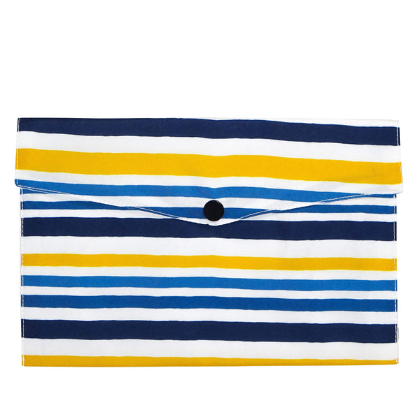 Yellow Striped - Fabric Enveloppe