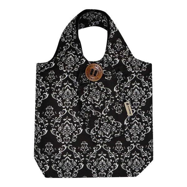 Sac cadeau en tissu - Damask noir