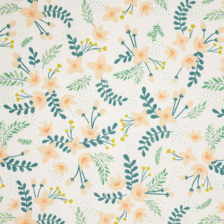 White Floral - Fabric Gift Wrap