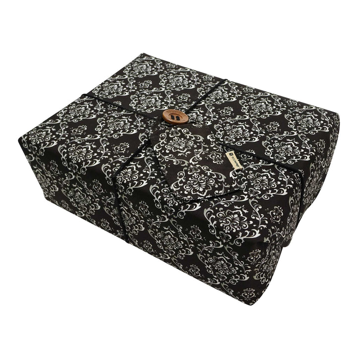 Black Damask - Fabric Gift Wrap