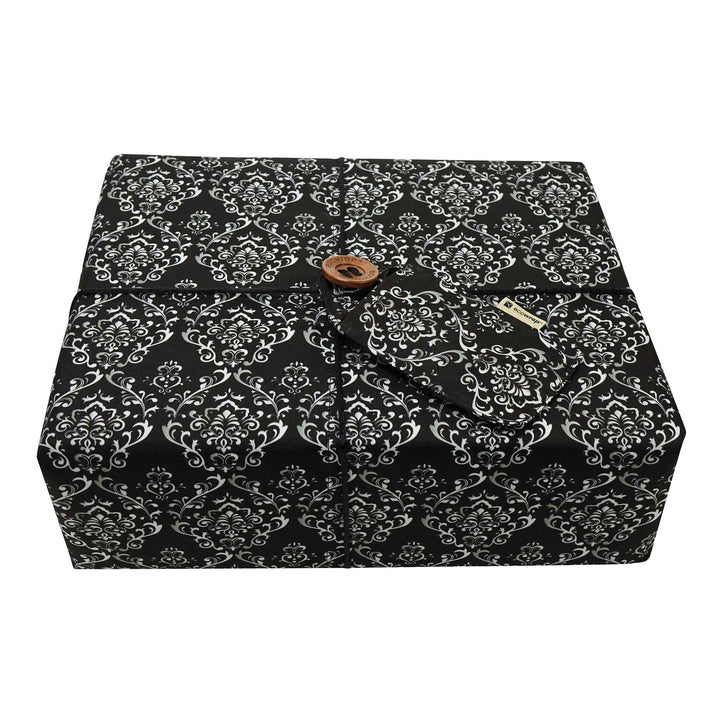 Black Damask - Fabric Gift Wrap