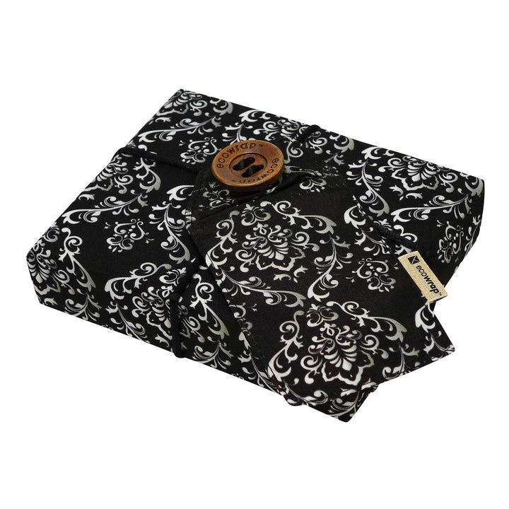 Black Damask - Fabric Gift Wrap