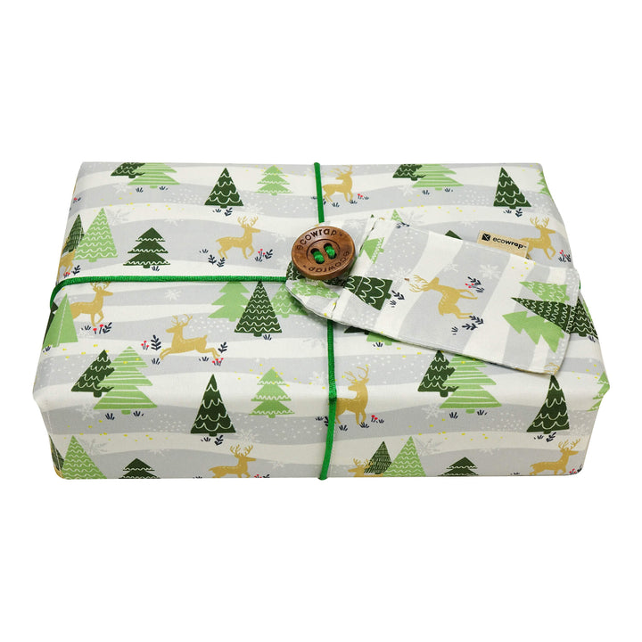 Emballage cadeau en tissu - Hiver doux