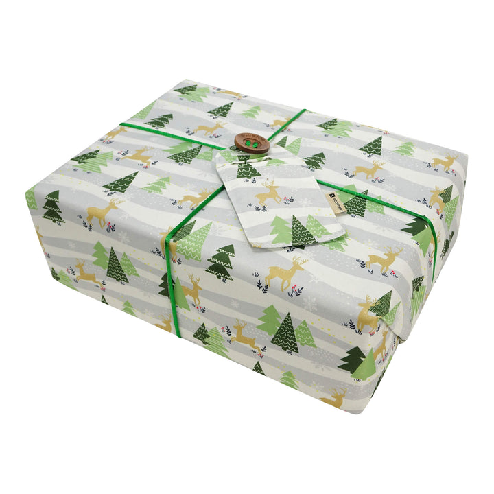 Emballage cadeau en tissu - Hiver doux