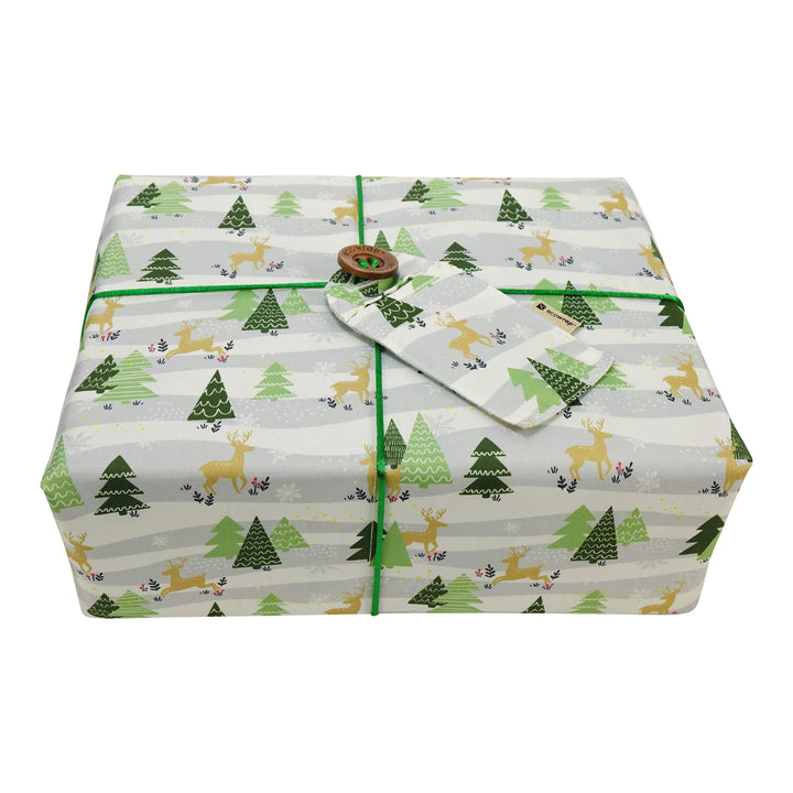 Emballage cadeau en tissu - Hiver doux