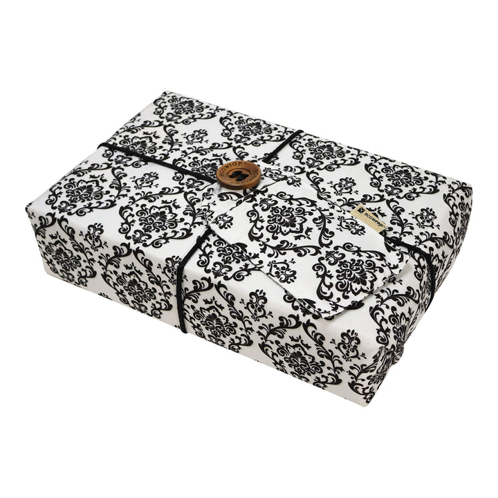 White Damask - Fabric Gift Wrap