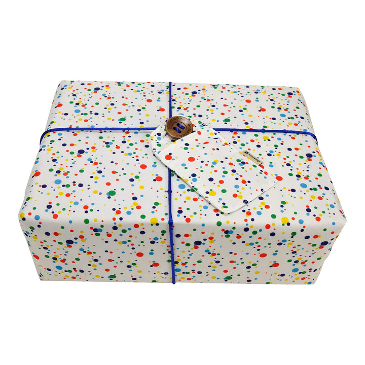 Emballage cadeau en tissu - Confettis