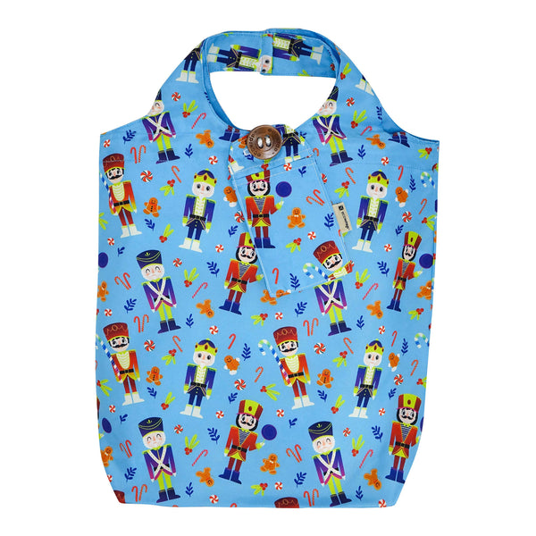 Blue Nutcrackers - Fabric Gift Bag