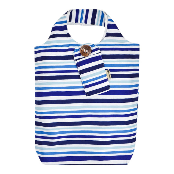 Blue Striped - Fabric Gift Bag